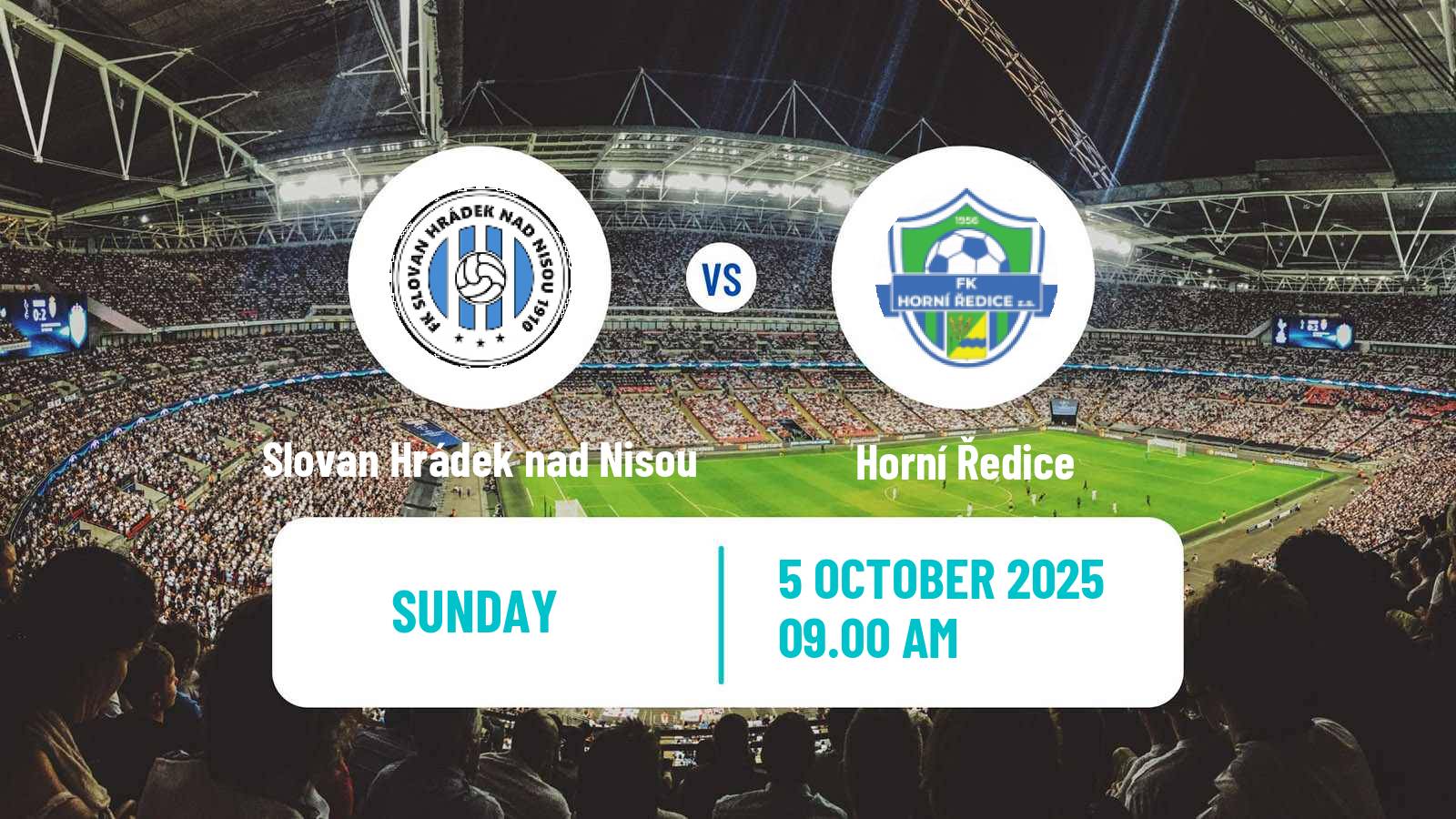 Football Czech Division C Slovan Hrádek nad Nisou - Horní Ředice
