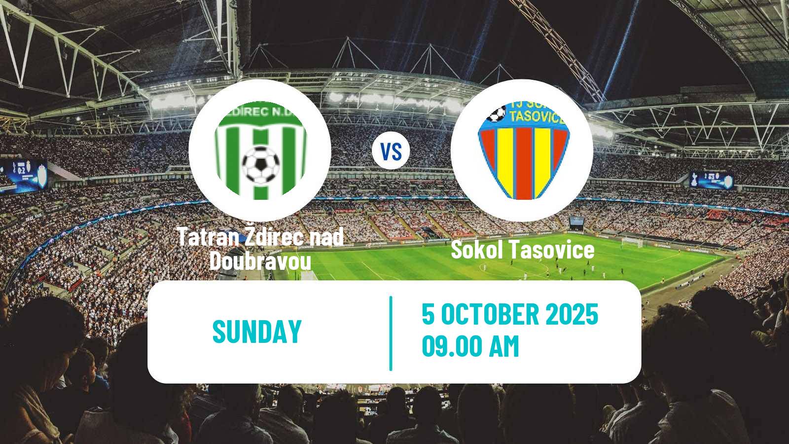 Football Czech Division D Tatran Ždírec nad Doubravou - Sokol Tasovice