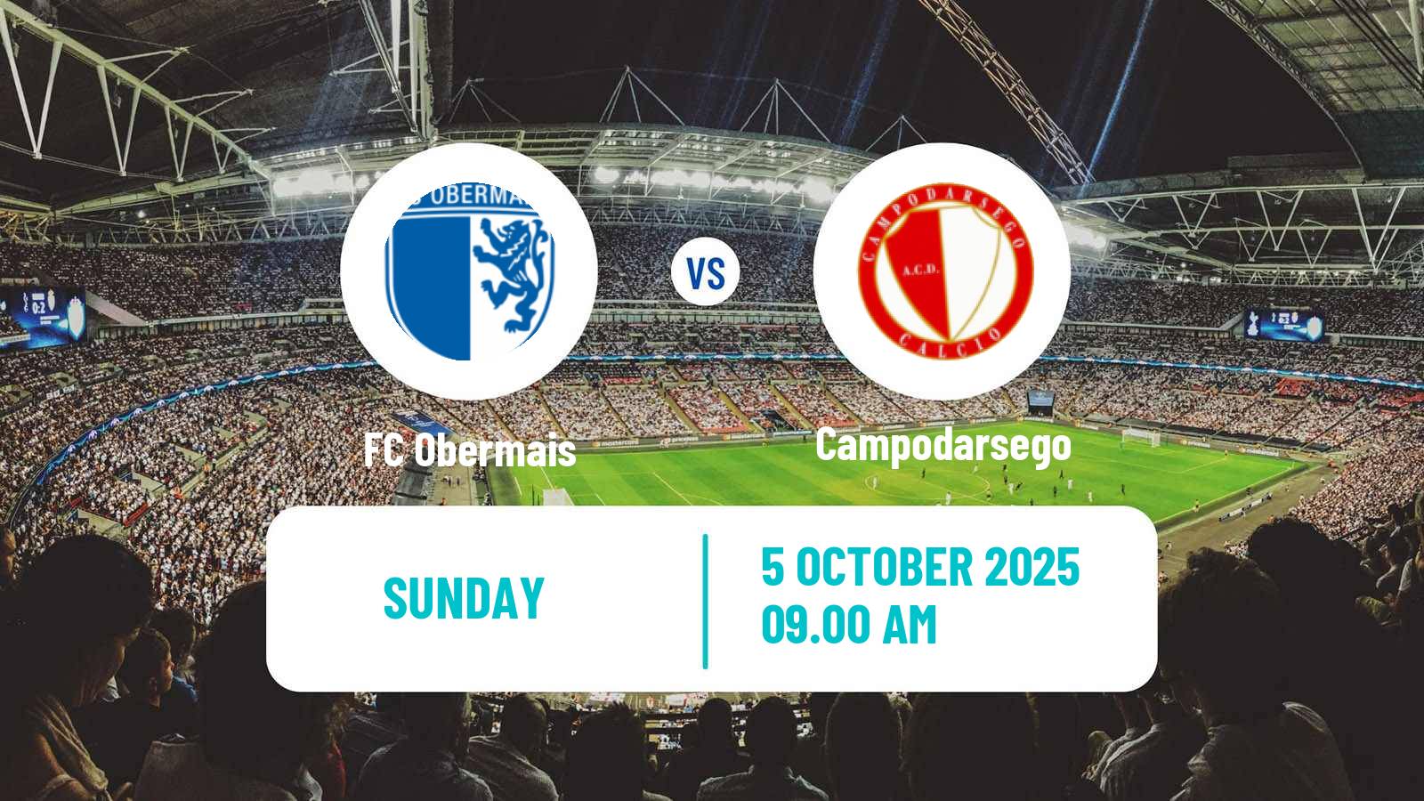 Football Italian Serie D - Group C Obermais - Campodarsego