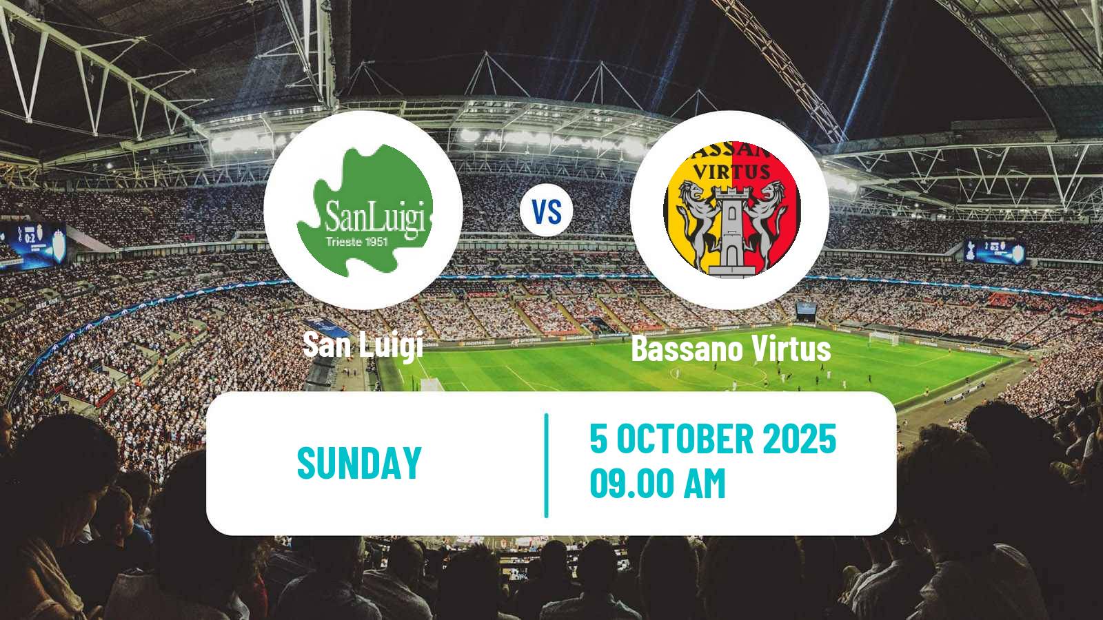 Football Italian Serie D - Group C San Luigi - Bassano Virtus