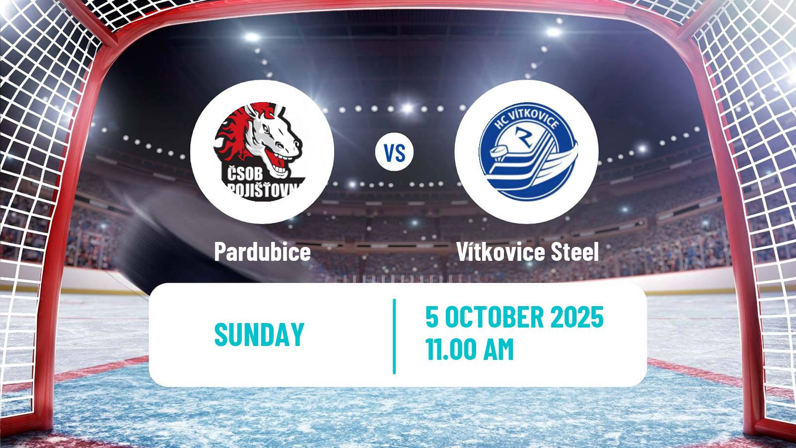 Hockey Czech Extraliga Pardubice - Vítkovice Steel