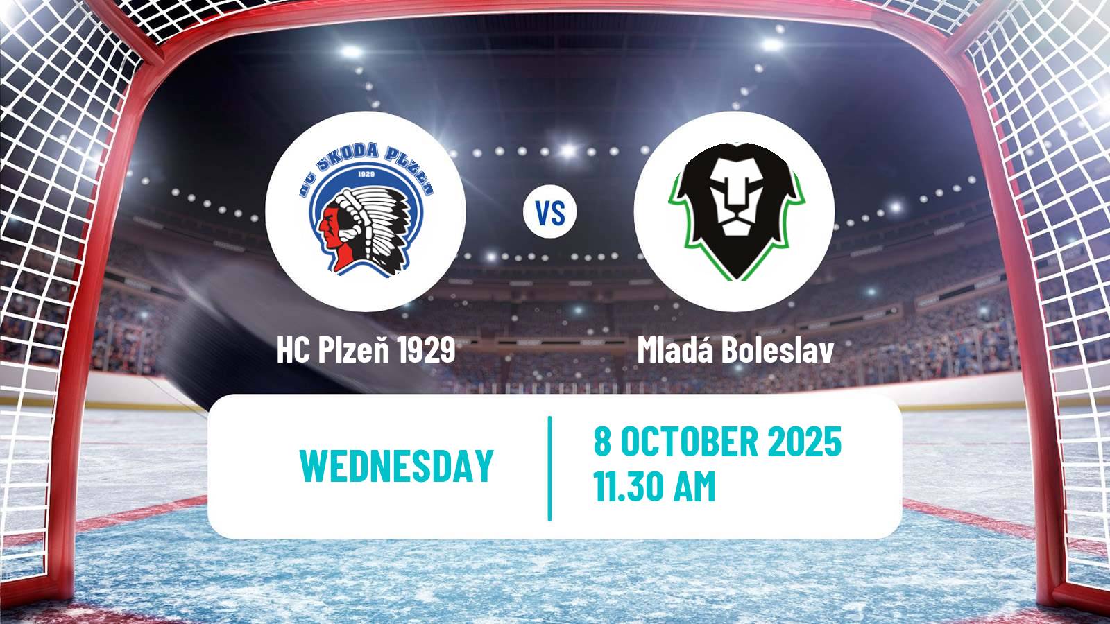 Hockey Czech Extraliga HC Plzeň 1929 - Mladá Boleslav