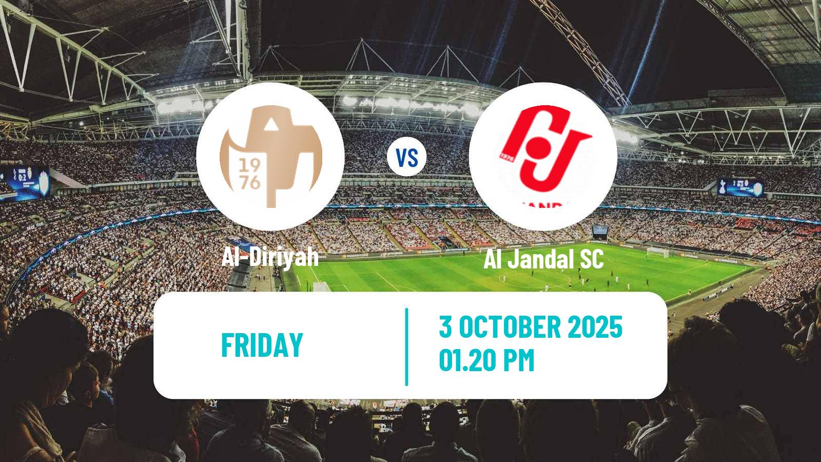 Football Saudi Division 1 Al-Diriyah - Al Jandal