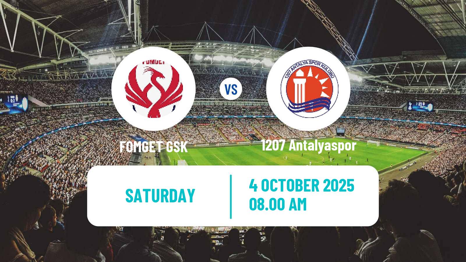 Football Turkish Super Lig Women FOMGET GSK - 1207 Antalyaspor
