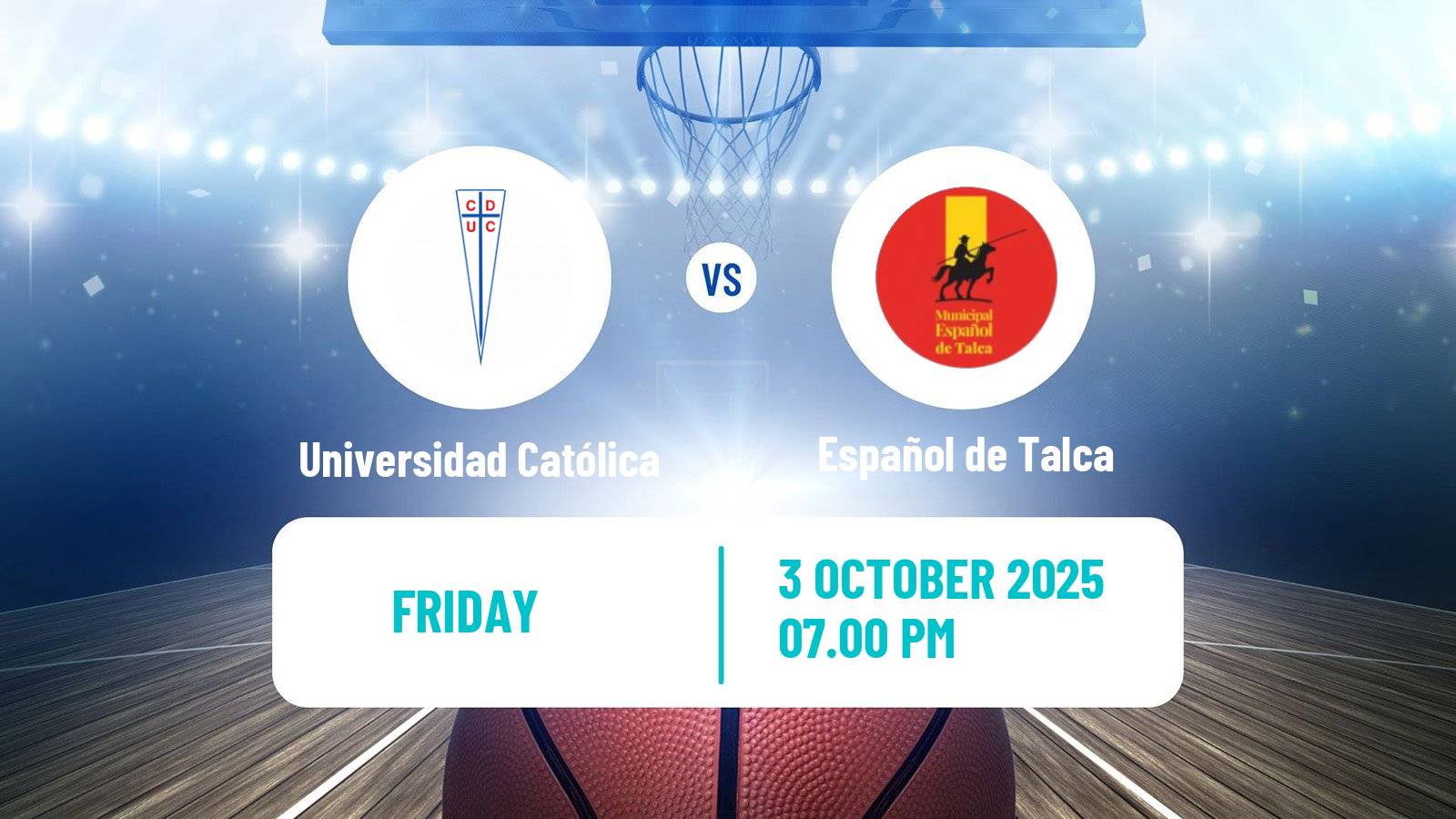 Basketball Chilean LNB Universidad Católica - Español de Talca