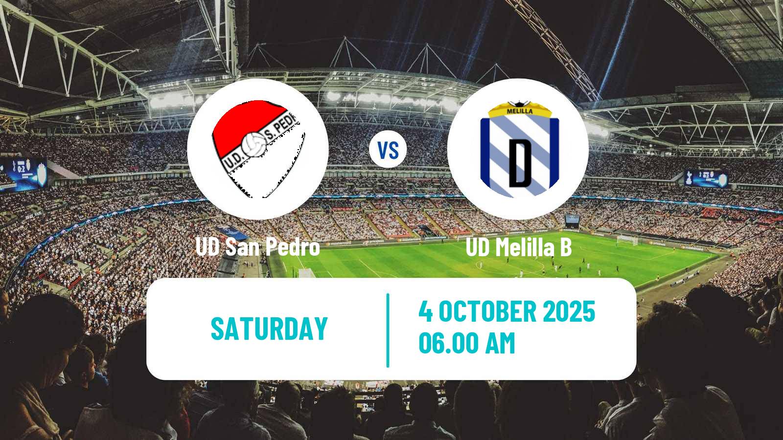 Football Spanish Tercera RFEF - Group 9 UD San Pedro - Melilla B
