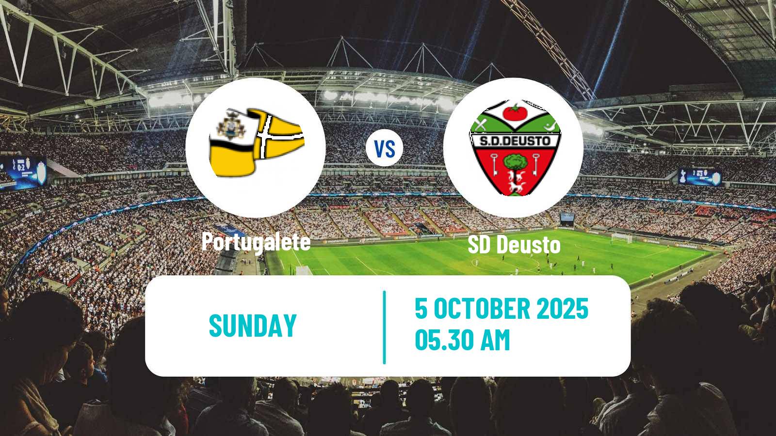 Football Spanish Tercera RFEF - Group 4 Portugalete - Deusto