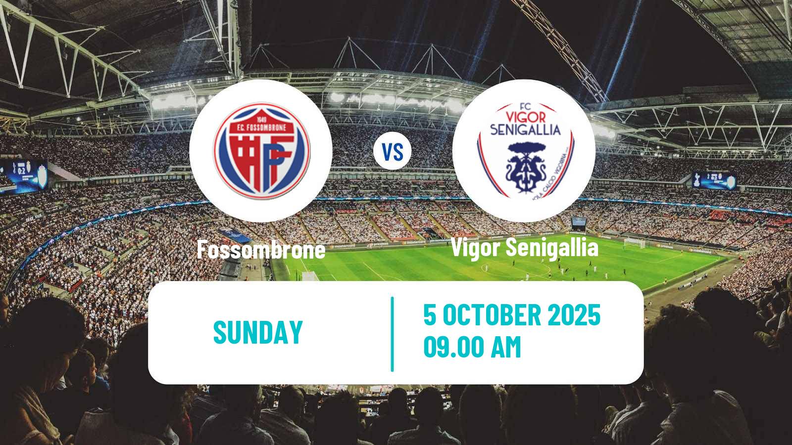 Football Italian Serie D - Group F Fossombrone - Vigor Senigallia