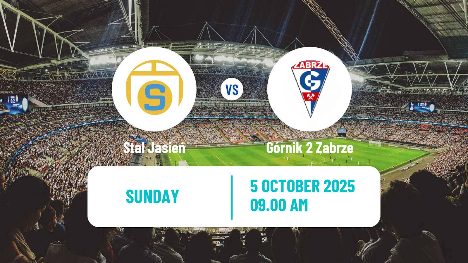 Football Polish Division 3 - Group III Stal Jasień - Górnik 2 Zabrze