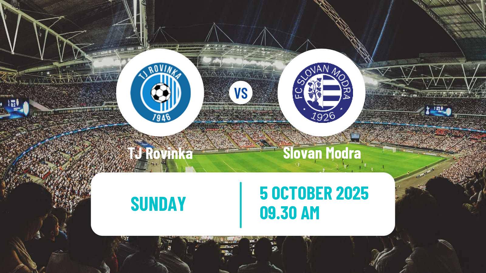 Football Slovak 4 Liga Bratislava Rovinka - Slovan Modra