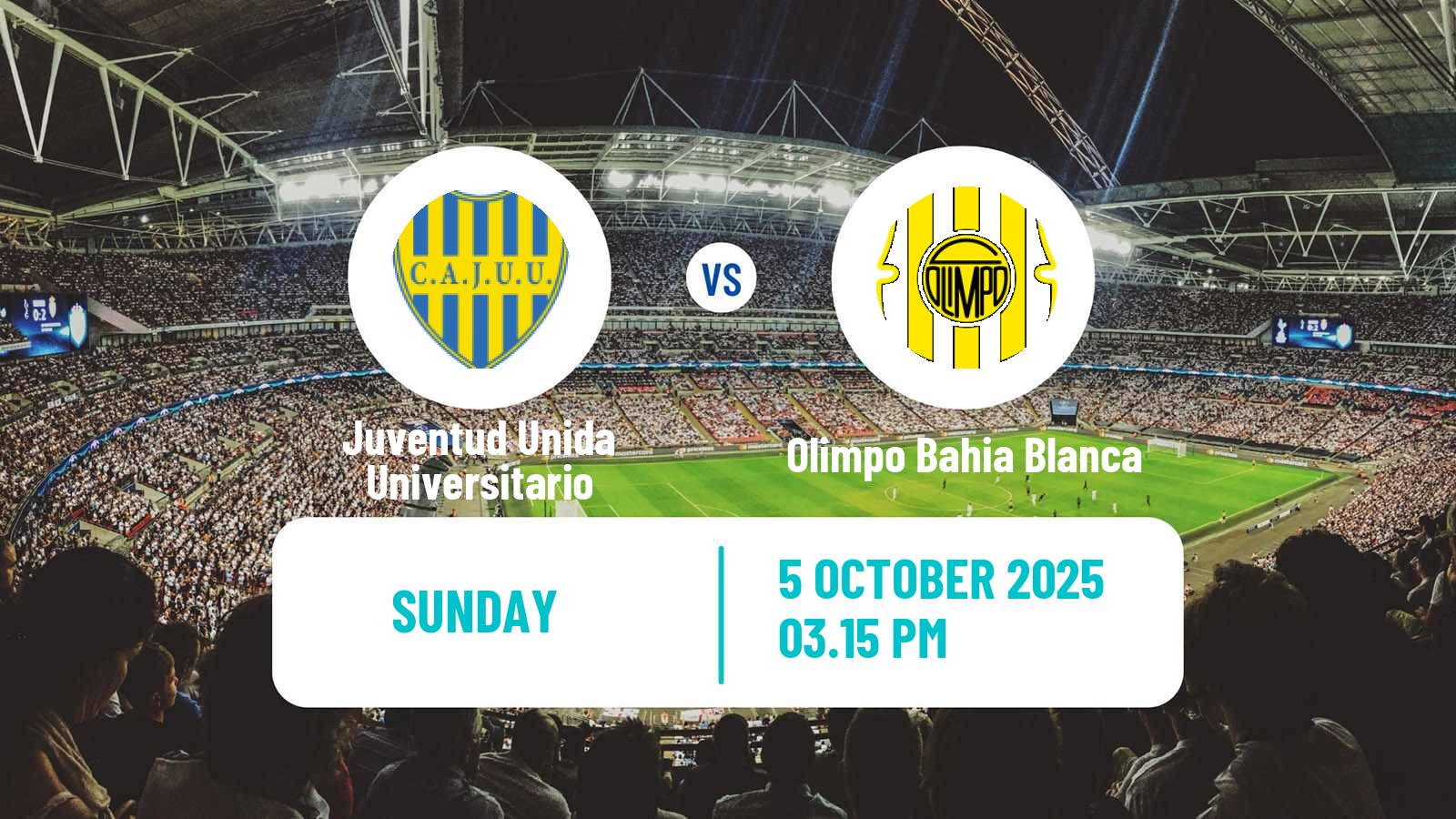 Football Argentinian Torneo Federal Juventud Unida Universitario - Olimpo Bahia Blanca