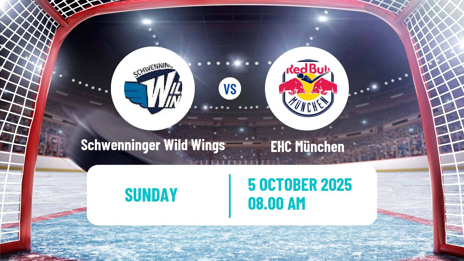 Hockey German Ice Hockey League Schwenninger Wild Wings - EHC München