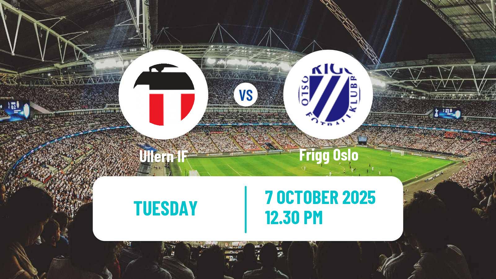 Football Norwegian Division 3 - Group 1 Ullern - Frigg Oslo