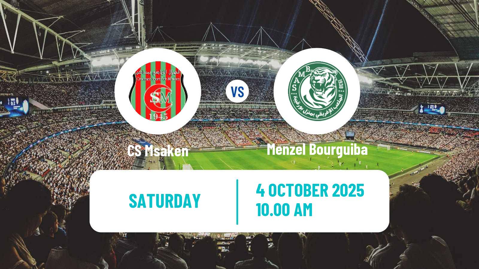 Football Tunisian Ligue 2 Msaken - Menzel Bourguiba