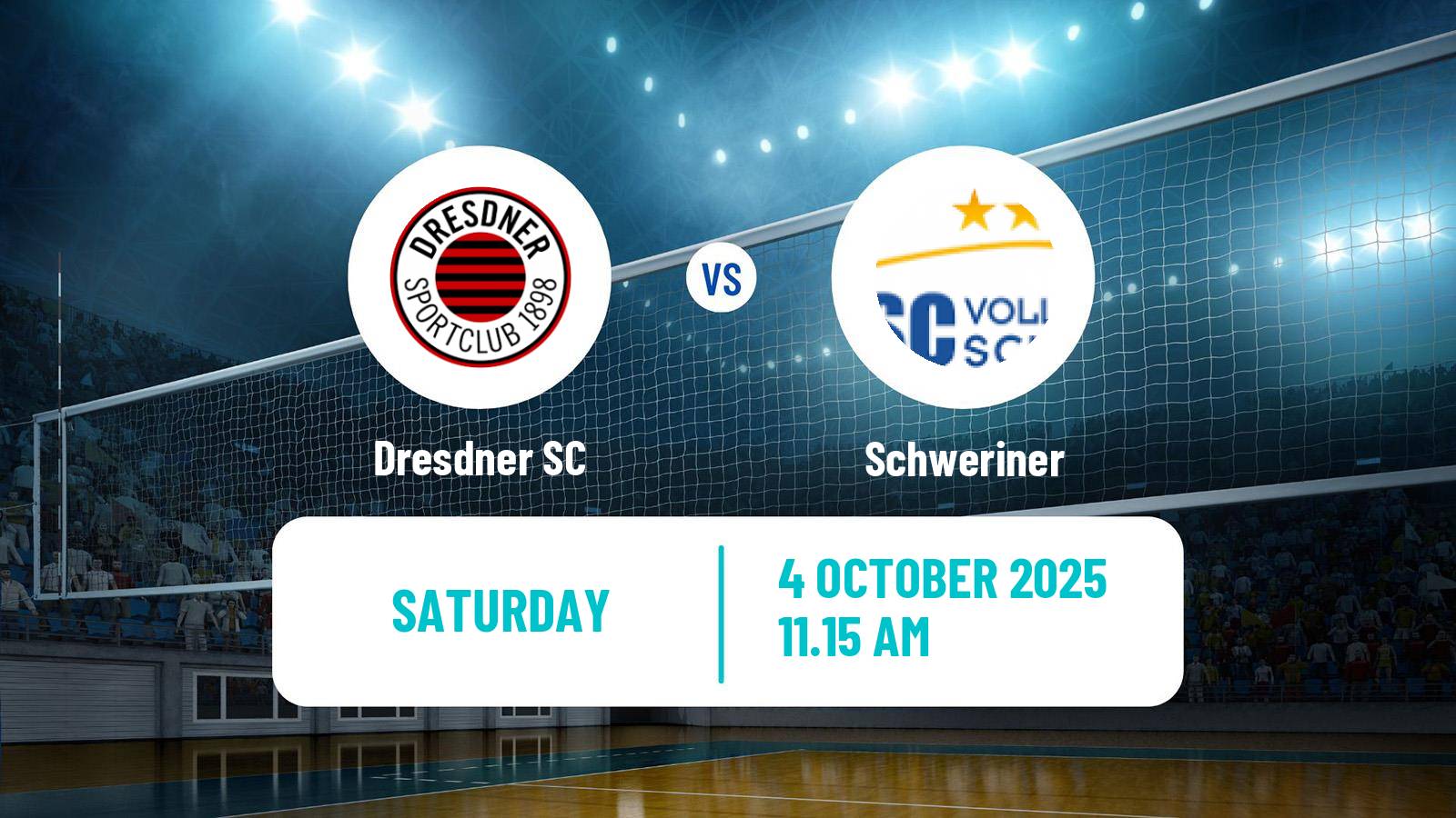 Volleyball German VBL Supercup Women Dresdner SC - Schweriner
