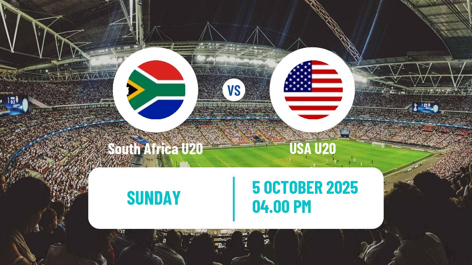Football FIFA World Cup U20 South Africa U20 - USA U20