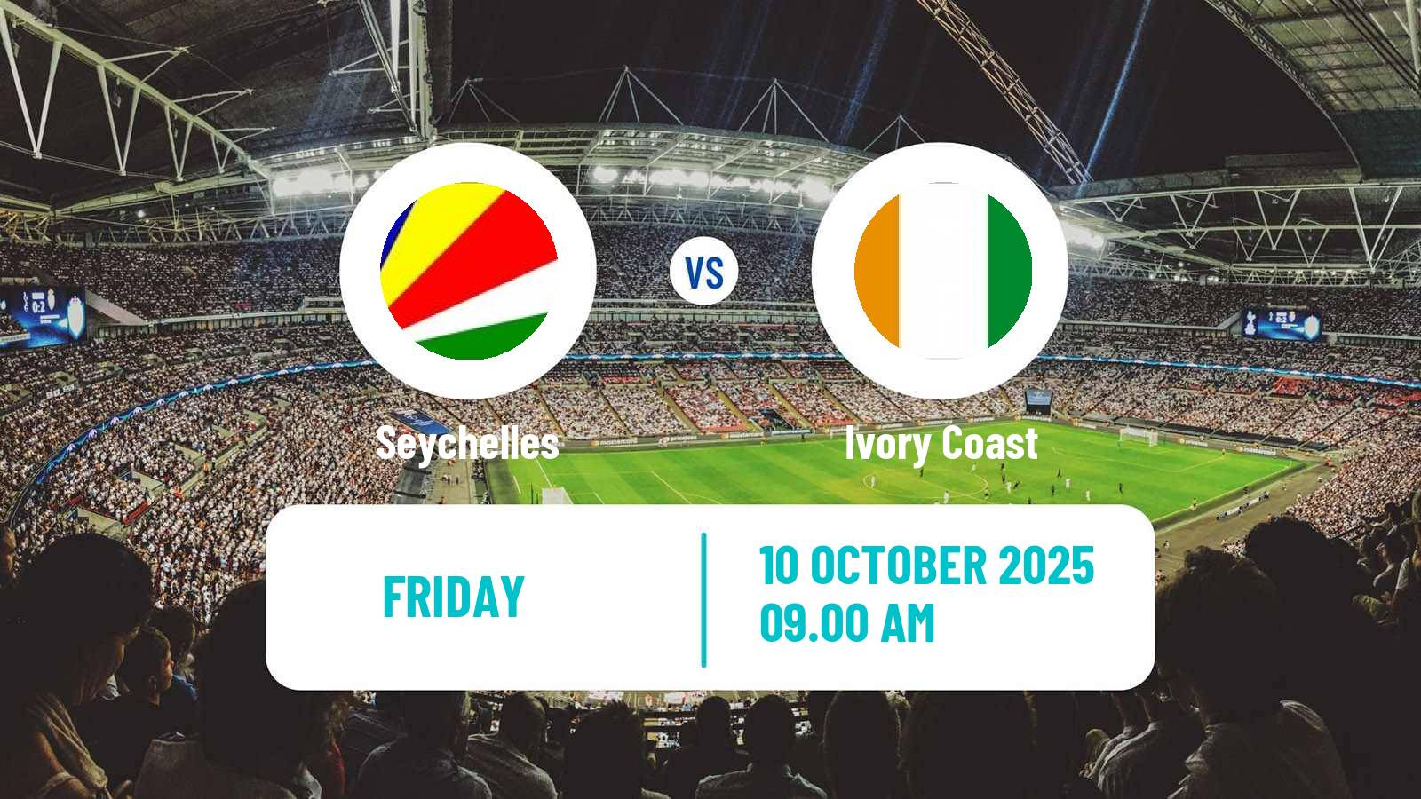 Football FIFA World Cup Seychelles - Ivory Coast
