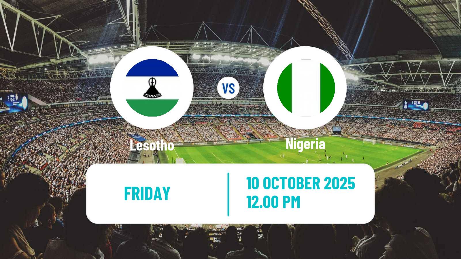 Football FIFA World Cup Lesotho - Nigeria