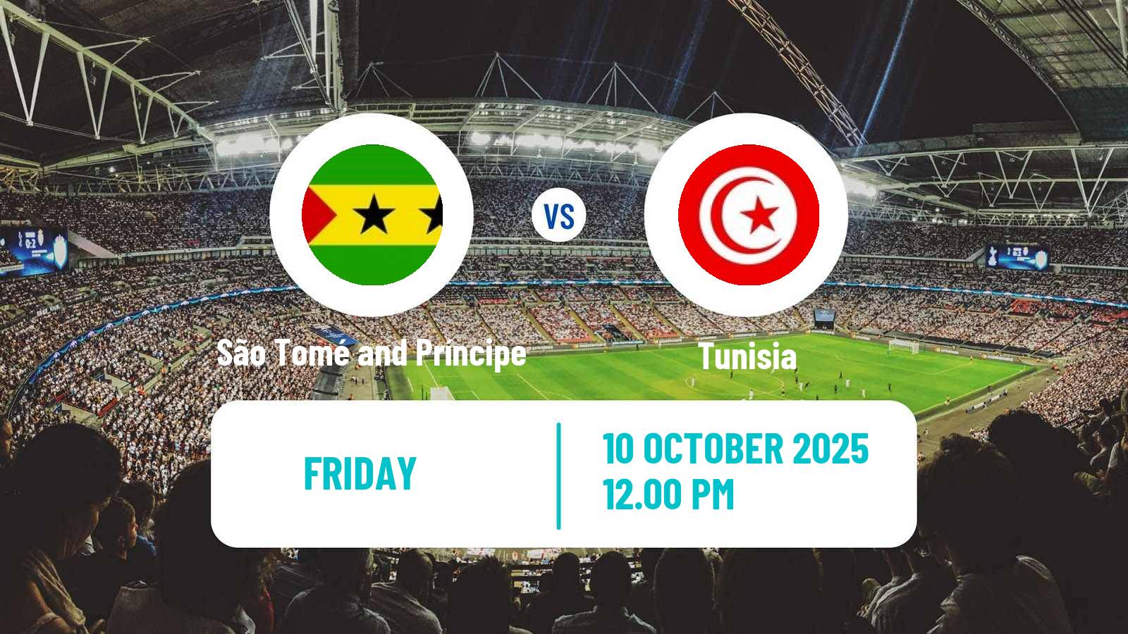 Football FIFA World Cup São Tomé and Príncipe - Tunisia