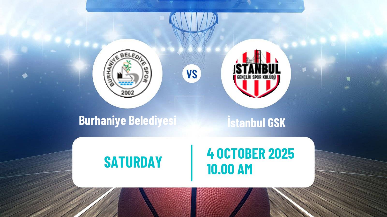 Basketball Turkish TKBL Women Burhaniye Belediyesi - İstanbul GSK