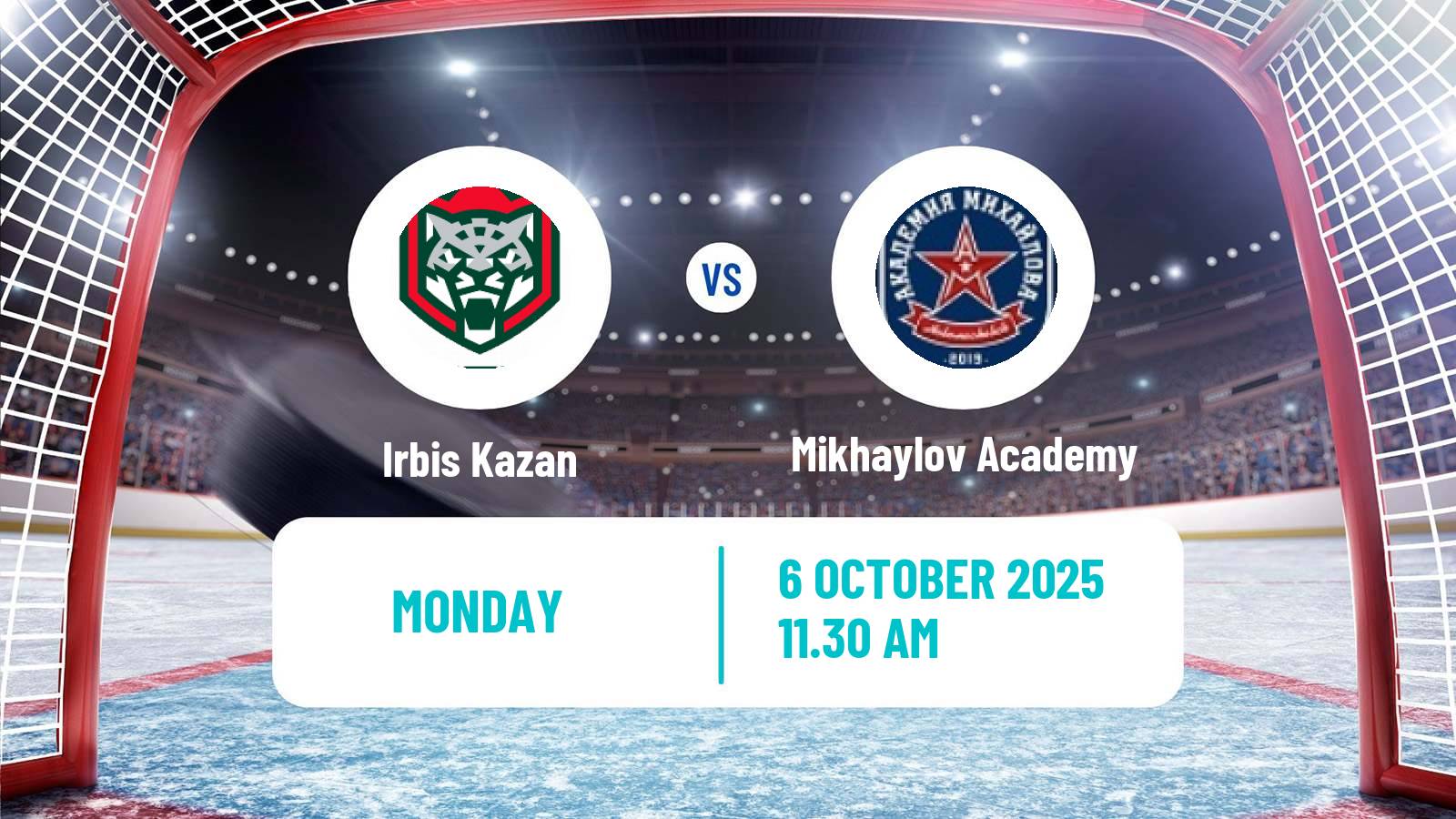 Hockey MHL Irbis Kazan - Mikhaylov Academy