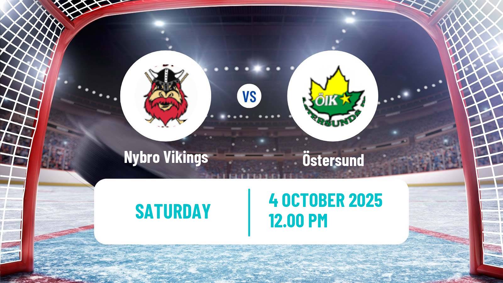 Hockey Swedish Hockey Allsvenskan Nybro Vikings - Östersund