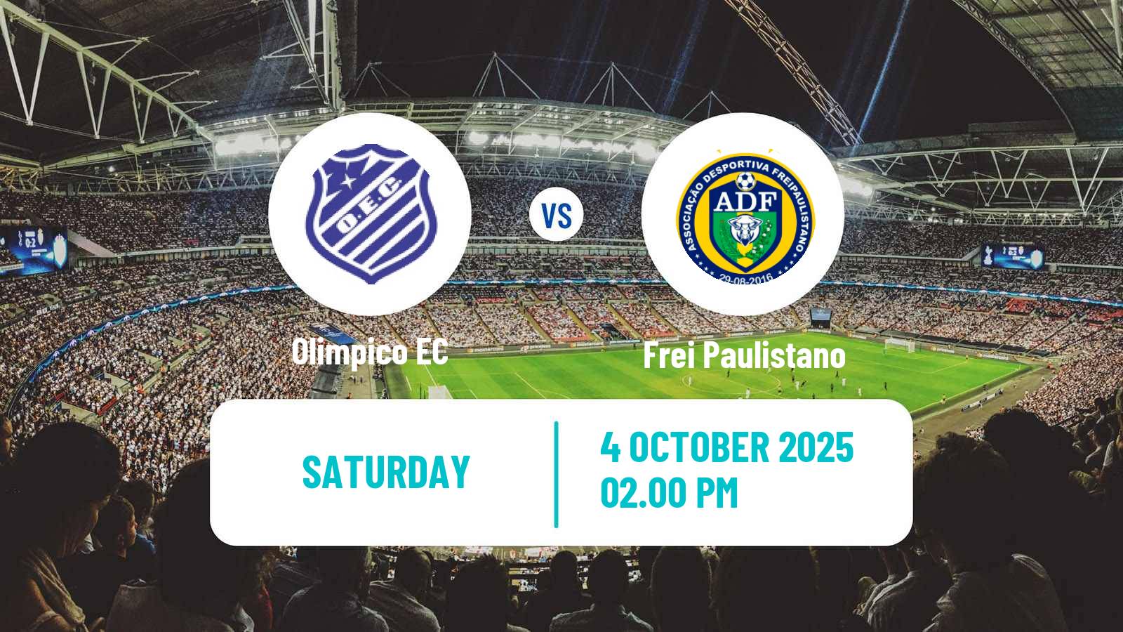 Football Brazilian Sergipano 2 Olimpico EC - Frei Paulistano