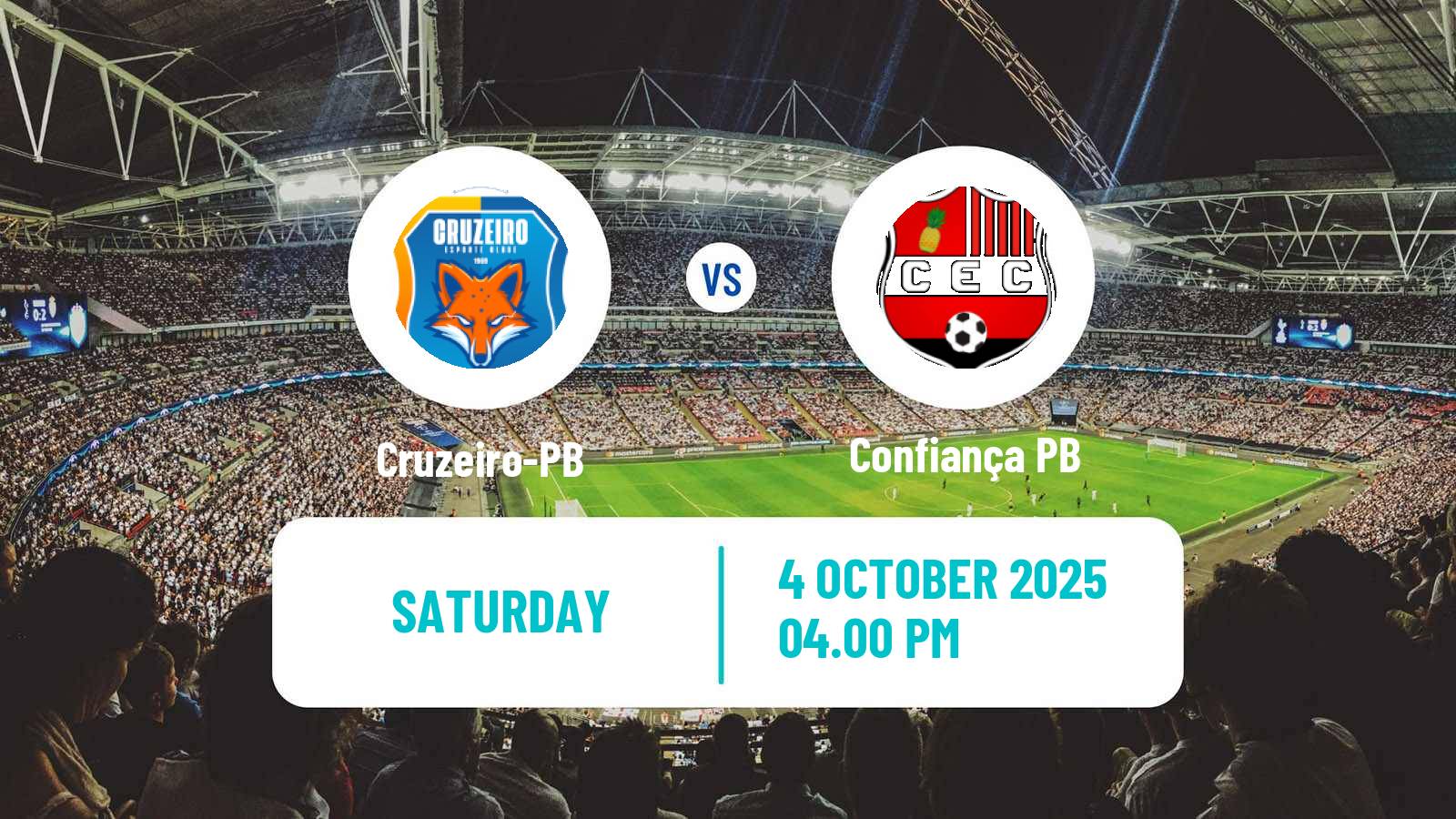 Football Brazilian Campeonato Paraibano 2 Cruzeiro-PB - Confiança PB