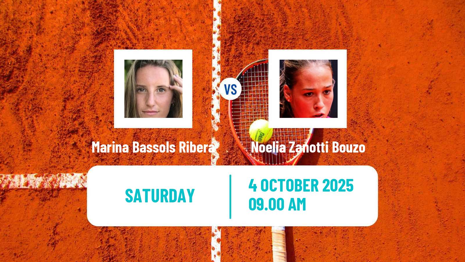 Tennis ITF W50 Baza Women Marina Bassols Ribera - Noelia Zanotti Bouzo