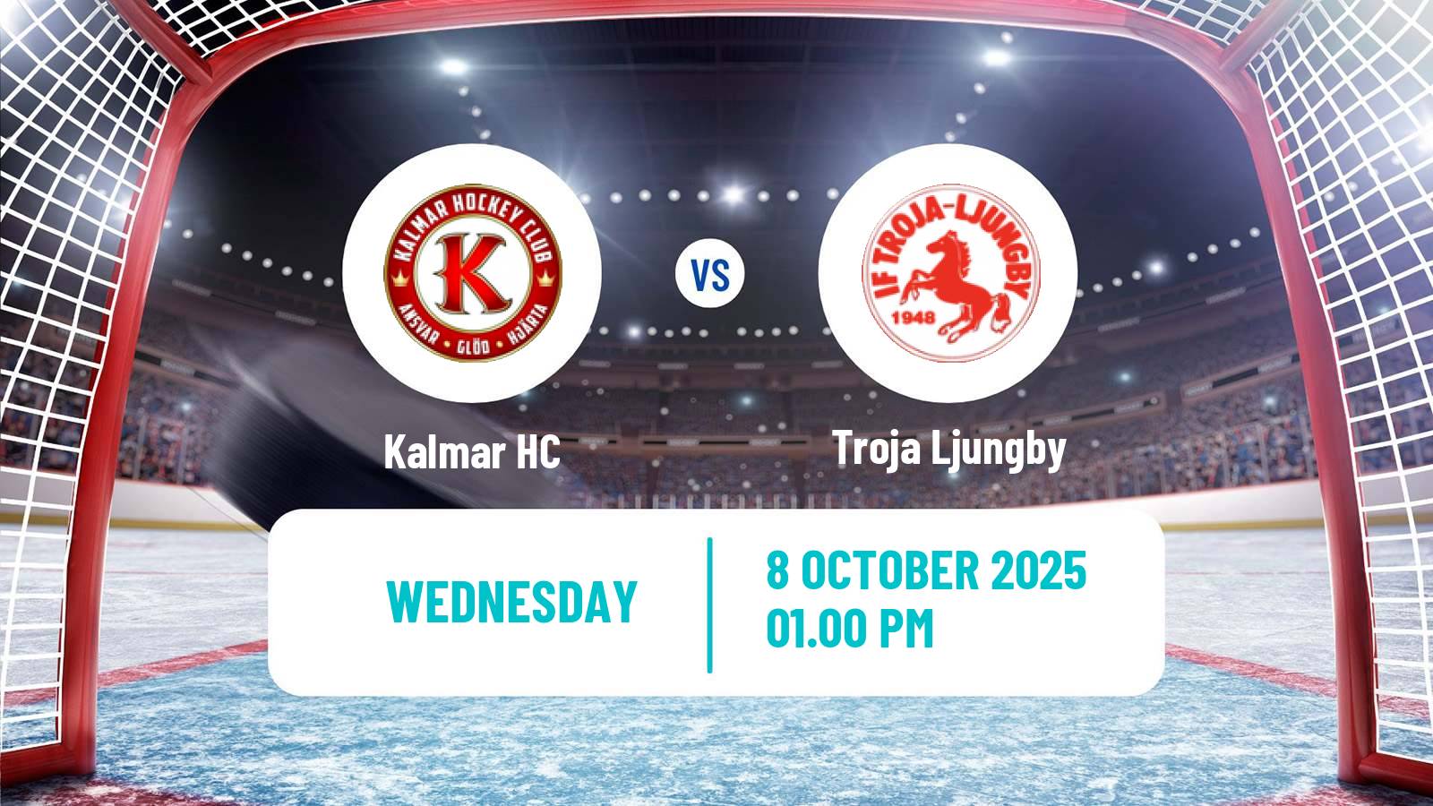 Hockey Swedish Hockey Allsvenskan Kalmar - Troja Ljungby