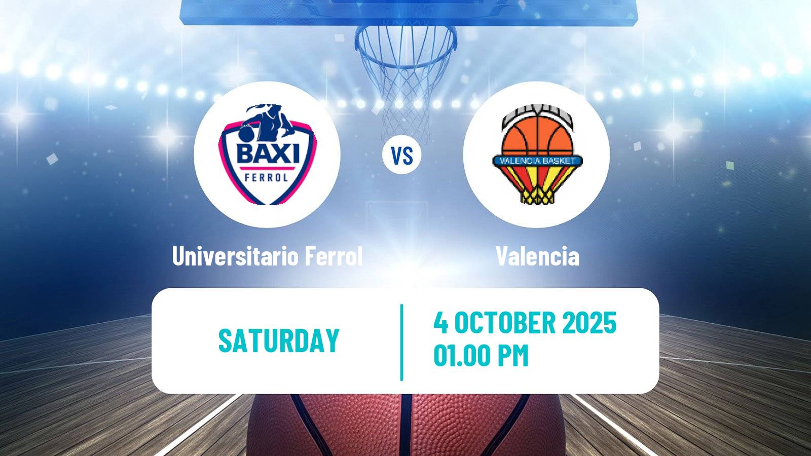 Basketball Spanish Liga Femenina Basketball Universitario Ferrol - Valencia