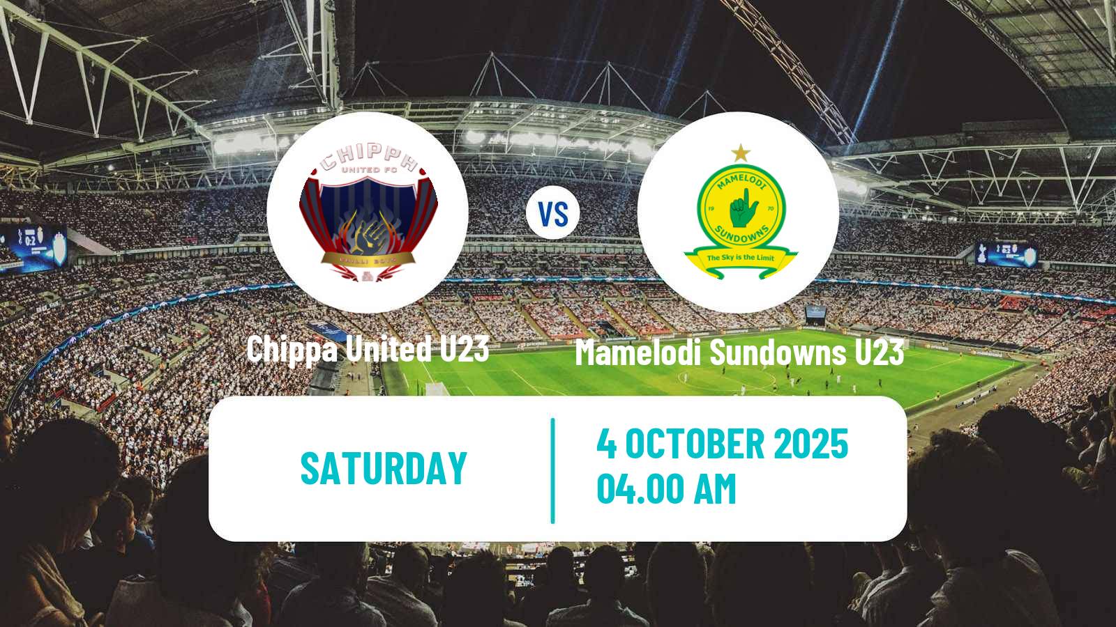 Football South African Diski Challenge Chippa United U23 - Mamelodi Sundowns U23