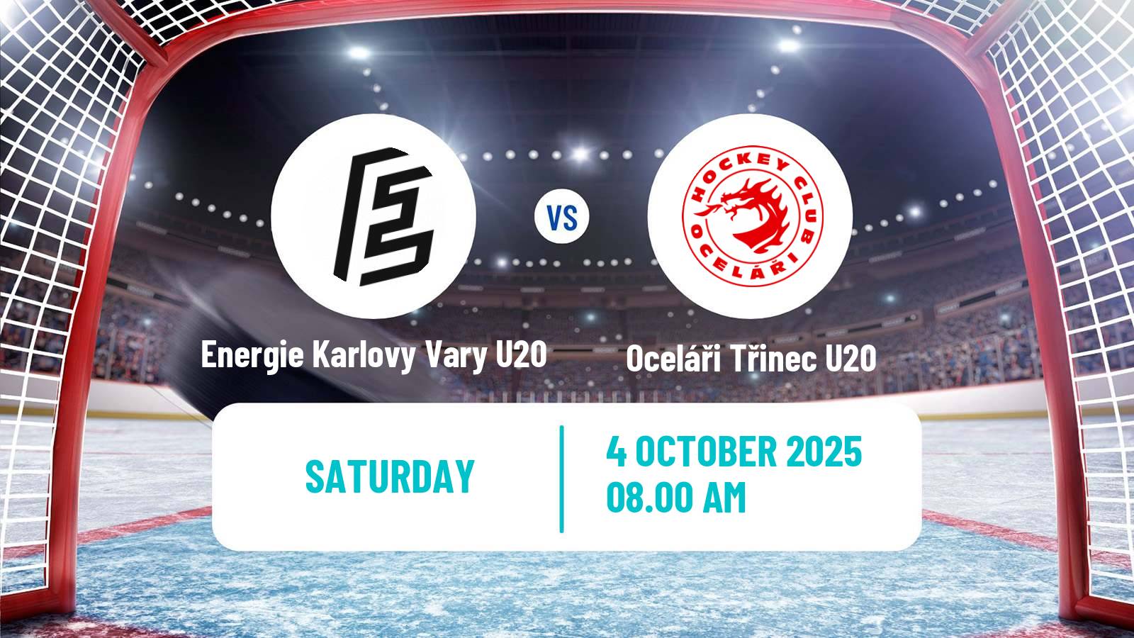 Hockey Czech ELJ Energie Karlovy Vary U20 - Oceláři Třinec U20