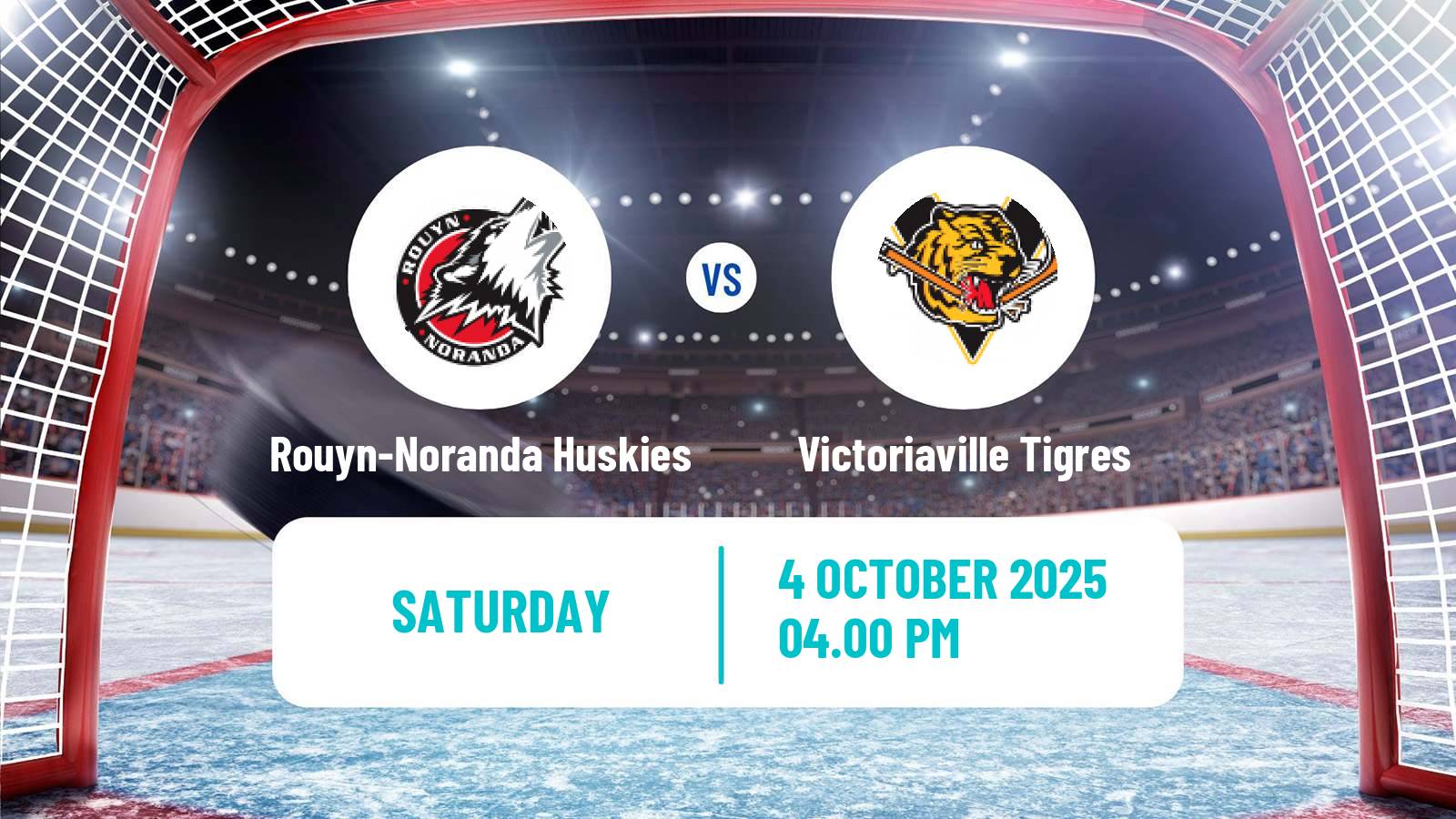 Hockey QMJHL Rouyn-Noranda Huskies - Victoriaville Tigres