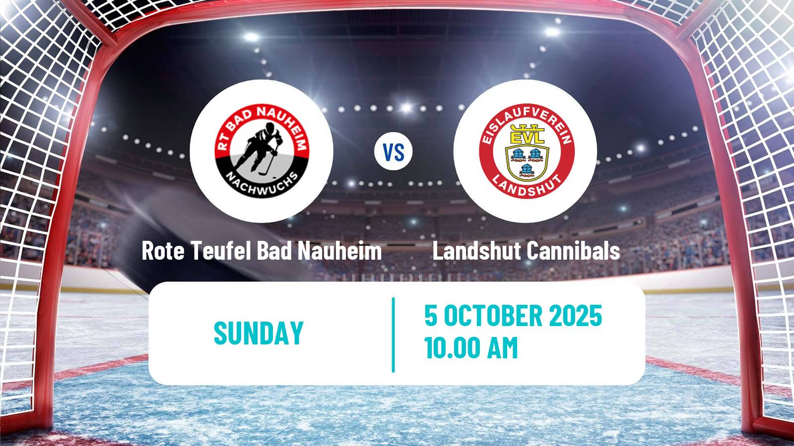Hockey German DEL2 Rote Teufel Bad Nauheim - Landshut Cannibals