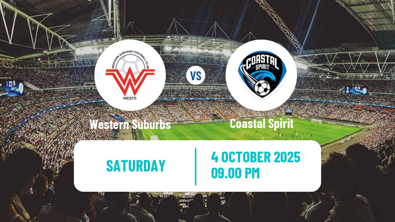 Football New Zealand National League Western Suburbs - Coastal Spirit