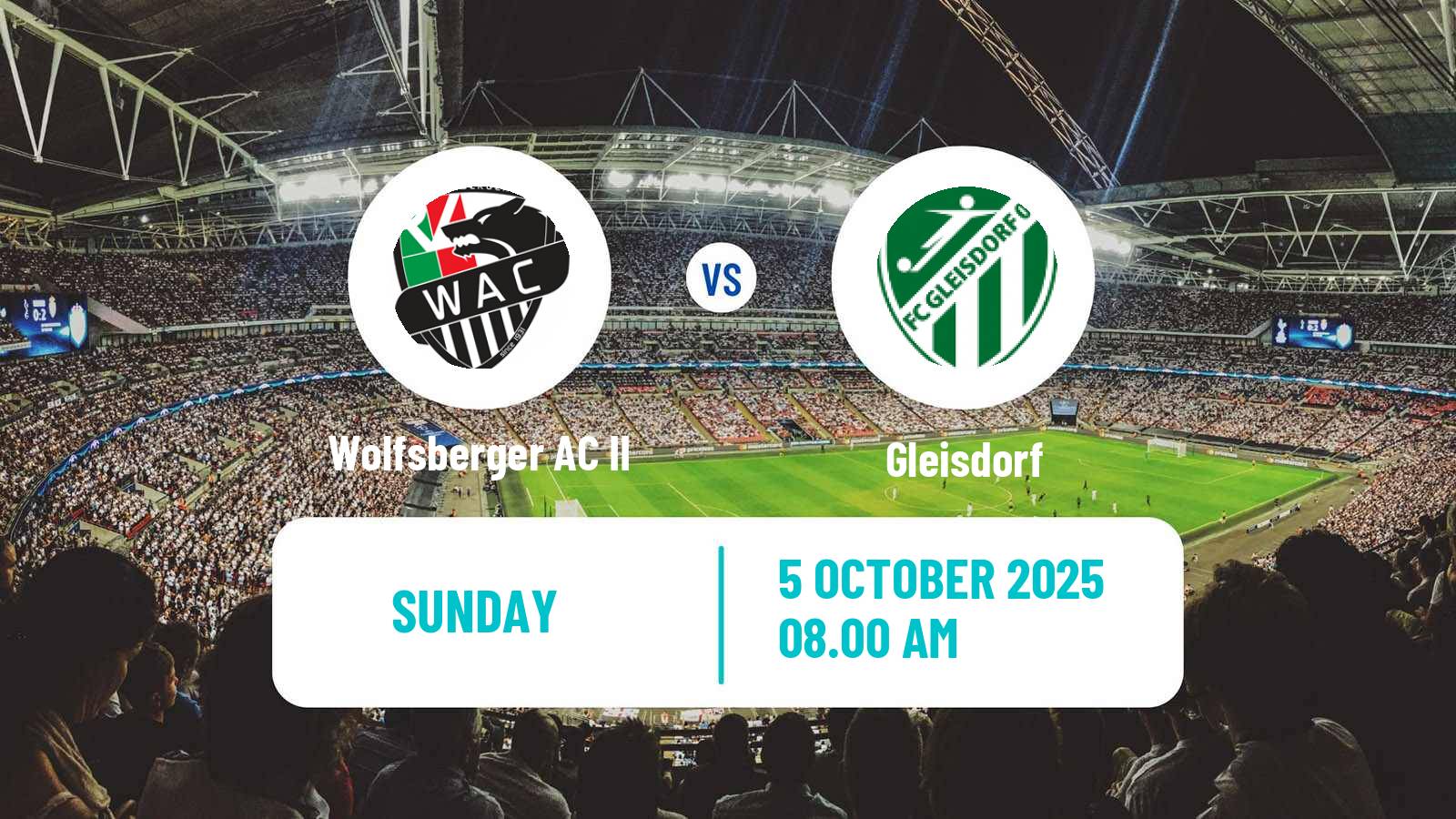 Football Austrian Regionalliga Central Wolfsberger AC II - Gleisdorf