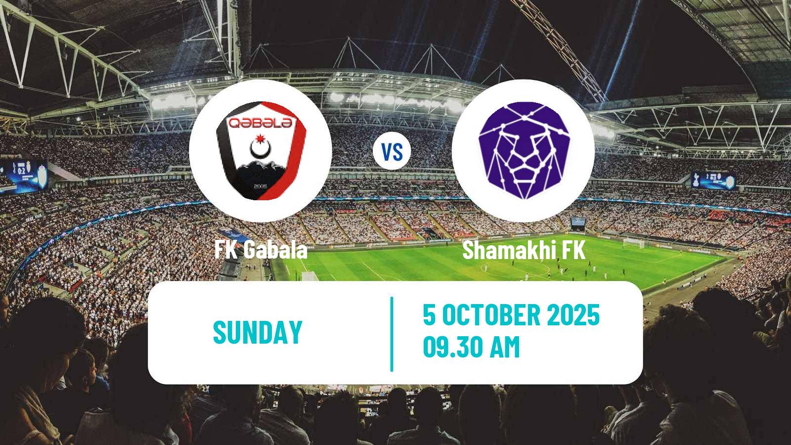 Football Azerbaijan Premier League Gabala - Shamakhi