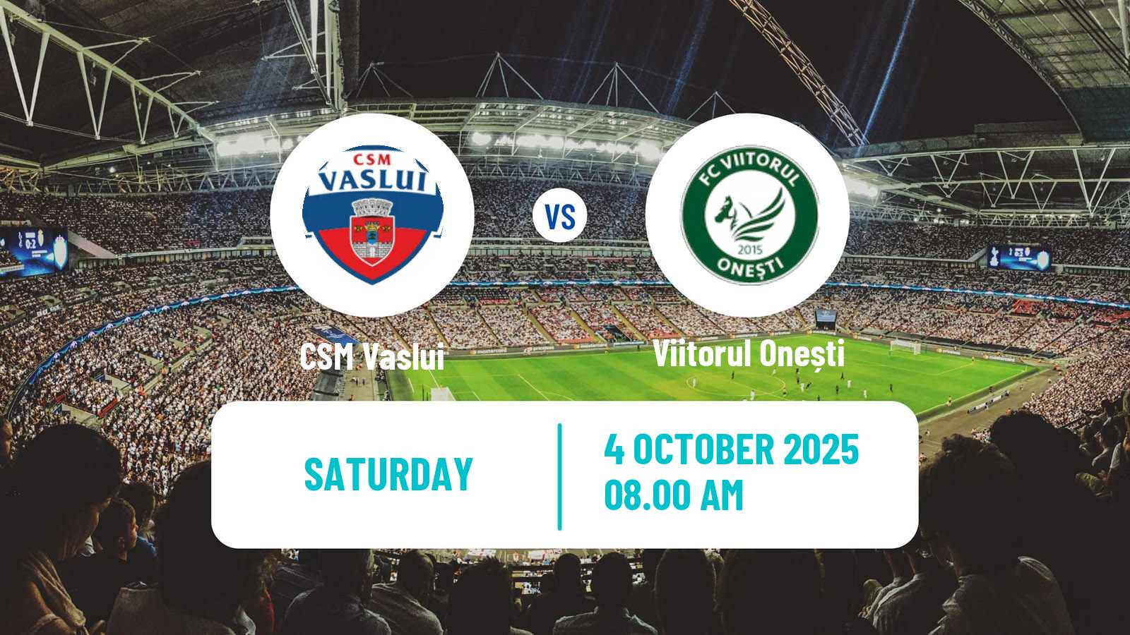 Football Romanian Liga 3 - Seria 1 CSM Vaslui - Viitorul Onești