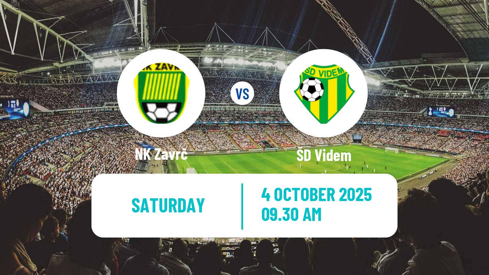 Football Slovenian 3 SNL East Zavrč - Videm