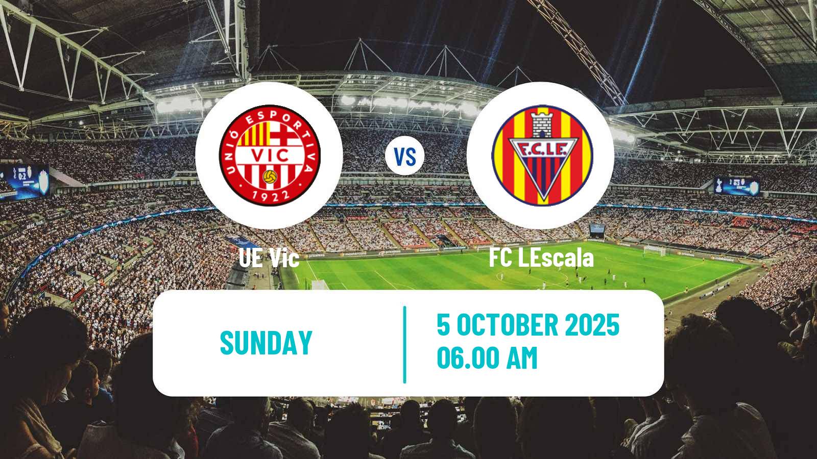 Football Spanish Tercera RFEF - Group 5 Vic - LEscala