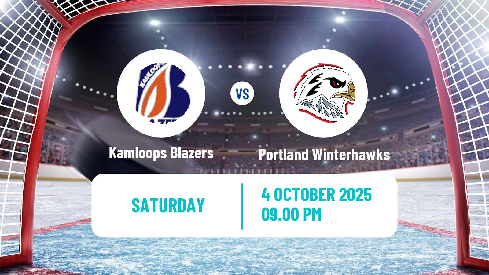 Hockey WHL Kamloops Blazers - Portland Winterhawks