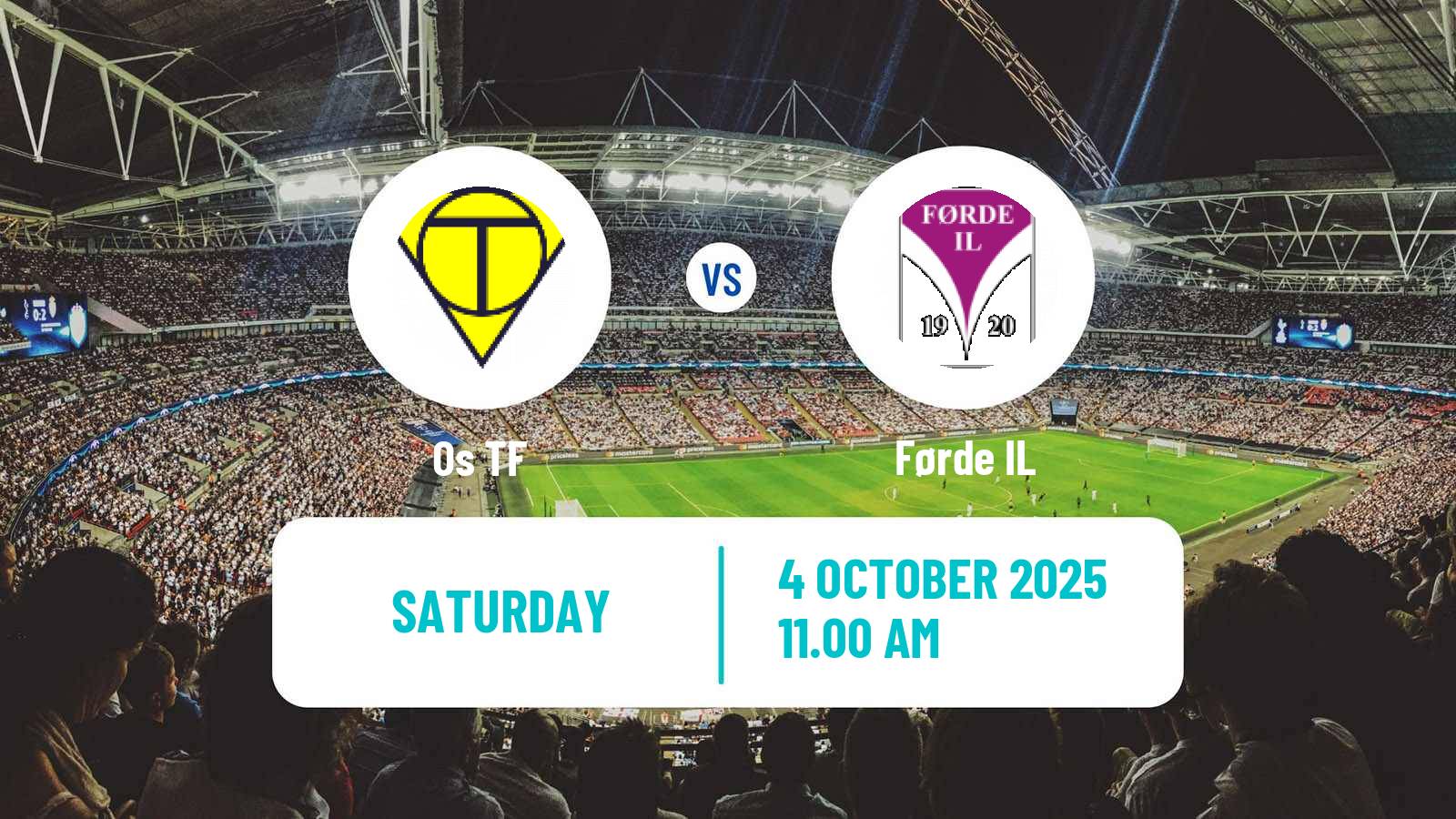 Football Norwegian Division 3 - Group 4 Os TF - Førde