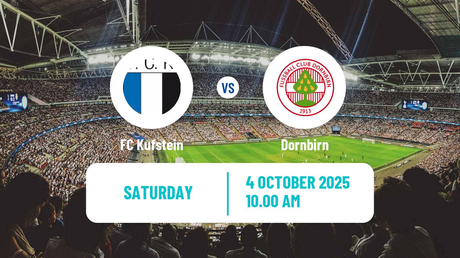 Football Austrian Regionalliga West Kufstein - Dornbirn