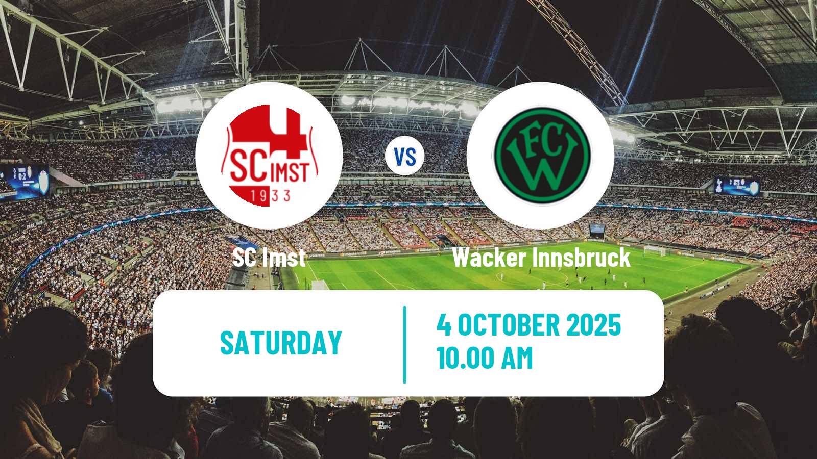 Football Austrian Regionalliga West Imst - Wacker Innsbruck