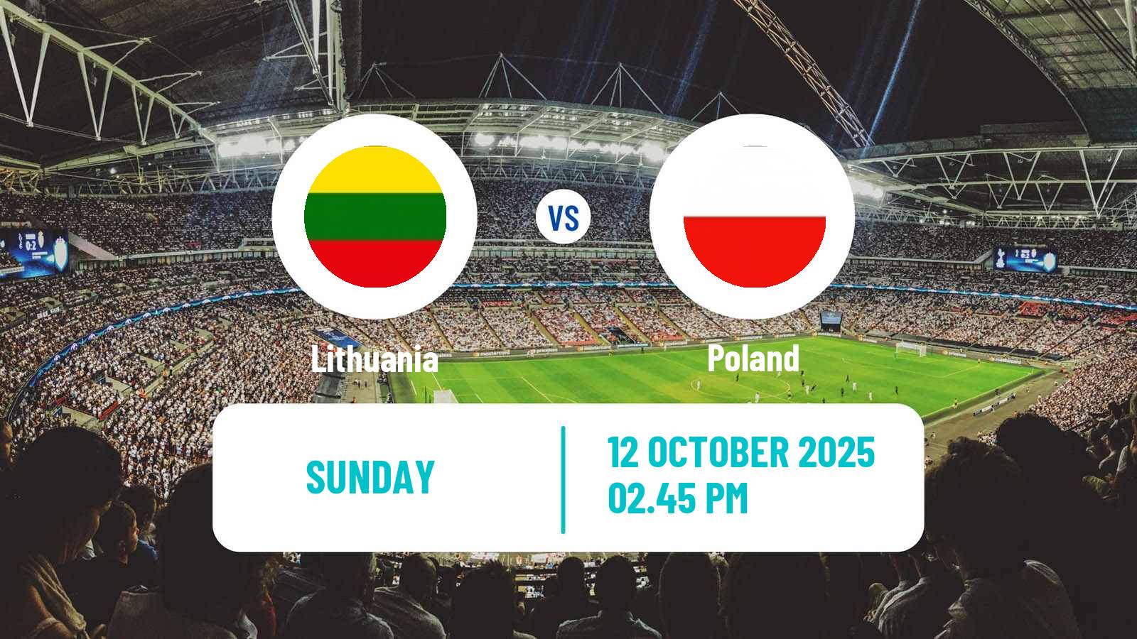 Football FIFA World Cup Lithuania - Poland