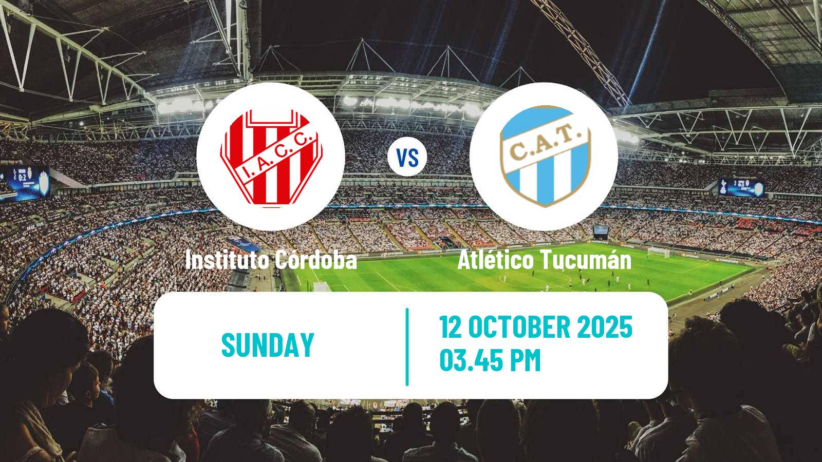 Football Argentinian Liga Profesional Instituto Córdoba - Atlético Tucumán
