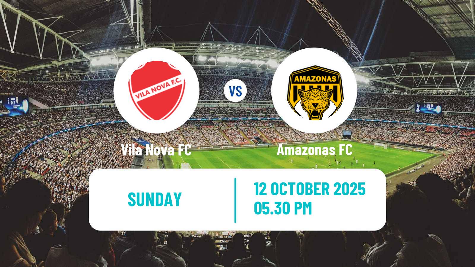 Football Brazilian Serie B Vila Nova - Amazonas