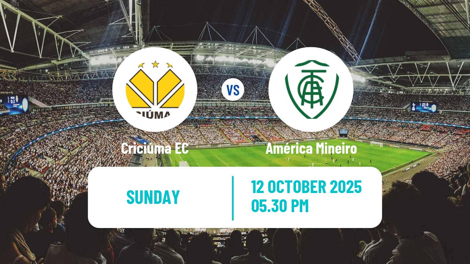 Football Brazilian Serie B Criciúma - América Mineiro