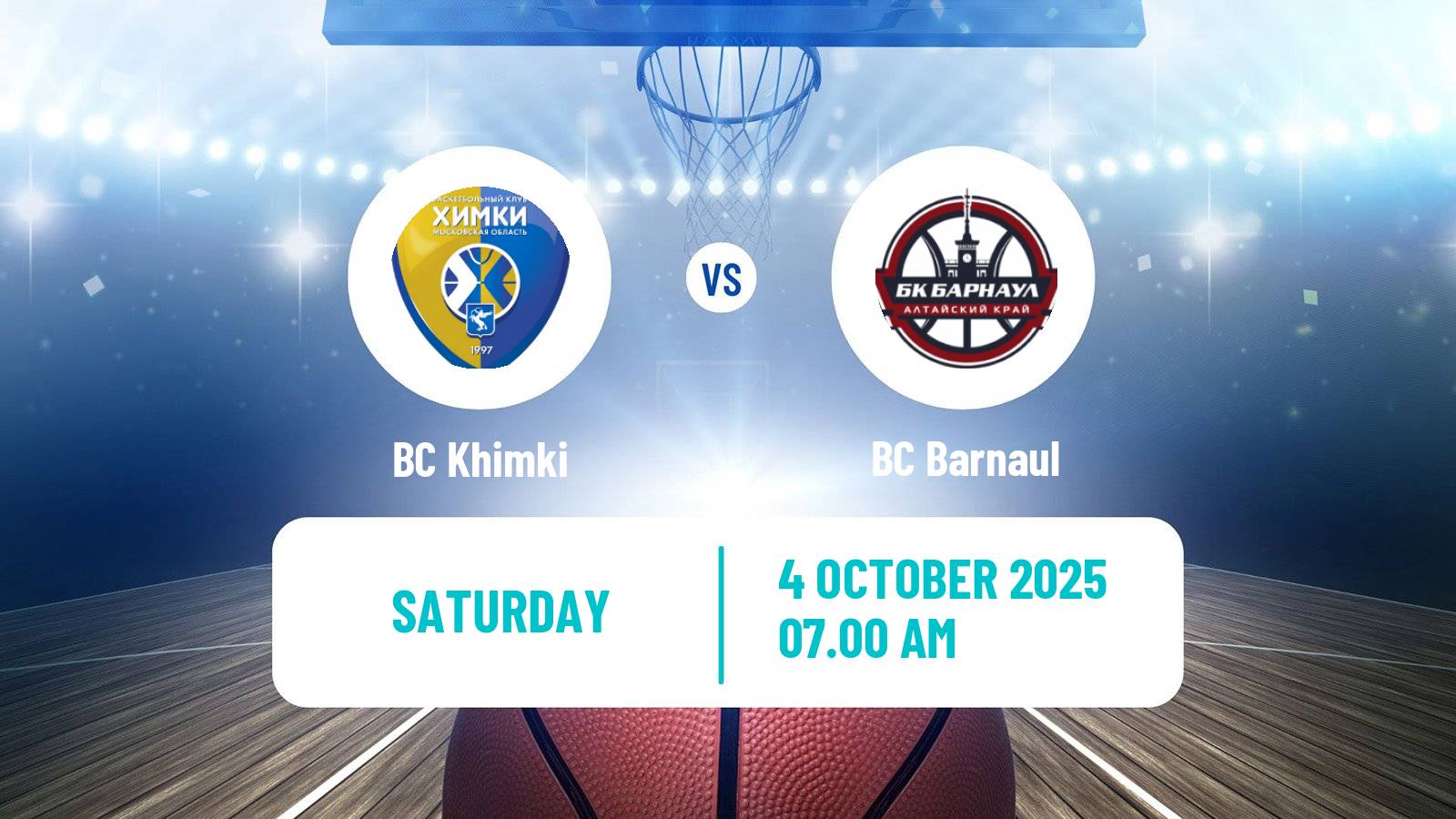 Basketball Russian Super League Basketball BC Khimki - Barnaul